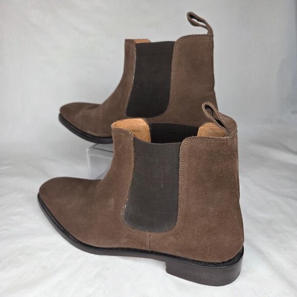 Santana by Carlos Santana Men’s Chestnut Suede Chelsea Boots Size 11.5 - Picture 1 of 10